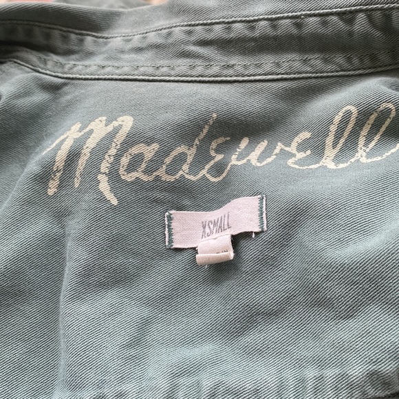 Madewell fabulous jacket shirt with great pockets & buttoned down front - Picture 8 of 12